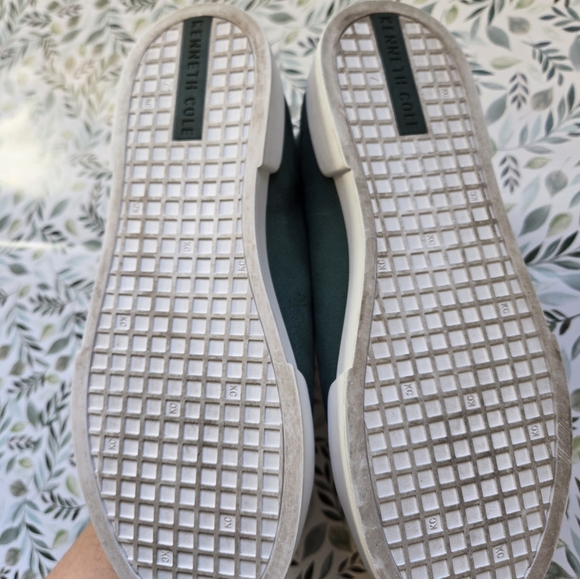 Kenneth Cole Tyler Zip Mid-Top Leather Sneakers - Size 7 - Picture 8 of 9